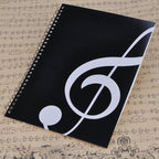 10 Pcs Music Notebook,Music Staff Notebook,50 Sheets/100 Pages Blank Sheet Music Notebook,Music Manuscript Paper,Manuscript Paper Notebook,Spiral NotebookMusic Writing Composition Notebook(10 Pcs Music Note Black)