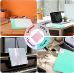 Phyxin Portfolio Binder, 60-Pocket Portfolio Folder 8.5" x 11", Displaying 120 Page Binder with Plastic Sleeves, Plastic Folders for Women & Men, Students, Teachers, Green