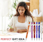 ENOMY Personalized Pens Bulk Free Engraved with Logo/Name/Message Black Ink Custom Pens Customized Stylus Ballpoint Pens Ideal Gifts for Business Anniversary (100)