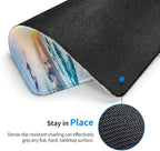 CANFLASHION Gaming Map Mouse Pad,Cusetom Small Mousepad with Designs,Non-Slip Rubber Base Gaming MousePads for Computers Laptop Office,9.5"x7.9"x0.12"(240mmx200mmx3mm),Beautiful Sunrise Beach