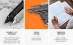 Bild Premium Mechanical Pencil Lead Refills (HB Mega, 0.9 mm)