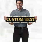 Custom Sign, Custom Street Sign, 11 Font Colors, 13 Font Styles, 4 Hole Options, 22 Sizes, 6x30 Inches, Rust Free DiBound, Fade Resistant, Made in USA by My Sign Center (Marble Tile)