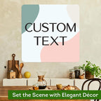 Custom Sign, Custom Street Sign, 11 Font Colors, 13 Font Styles, 4 Hole Options, 22 Sizes, 24x24 Inches, Rust Free DiBound, Fade Resistant, Made in USA by My Sign Center (Minimalist)