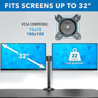Mount-It! Electric Standing Desk Converter with Dual Monitor Arm, Stand Up Desk Riser X-Large 47.2" Wide, Electric Desk Riser with Mount for 2 Screens (Max 32"), Desktop with Keyboard Tray, USB, Black