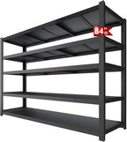 ZEUKMXOO 84" H Garage Shelving,Storage Shelves 3050LBS Heavy Duty Storage Shelves,Adjustable Metal Shelving,for Garage,Warehouse,Basement,Pantry 84" H x 55" W x 24" D