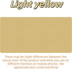 Bloss Light Yellow Desk Mat 31.5"x15.7", Desk Matt for Desktop, Waterproof Leather Large Mouse Pad, Computer Mat for Office/Home/Decor