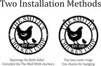 Personalized Metal Coop Sign, Custom Chicken Name Sign,Chicken Coop Decor,Chicken Coop Accessories, Personalized Chicken Coop Farm Sign,Funny Signs for Chicken Coops