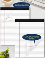 12 Pack Note Pads 8.5 x 11 White Legal Pads 8.5 x 11 Wide Ruled Lined Writing Pads Legal Notepads Legal Ruled White Lined Paper Pads 8.5 x 11 Inch 30 Sheets Per Writing Pad for School, Office, Home