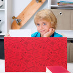 Crtiin 24 Pcs Privacy Folders for Students Desk Dividers Standard School Privacy Cardboard Board Testing Dividers Shield for Classroom Teacher Supplies Keep Eyes from roving(Cute)