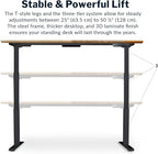 Vari Classic Electric Standing Desk - VariDesk Height Adjustable Sit/Stand Desk - Dual Motor with Memory Presets, Stable T-Style Legs - Gaming or Home Office Workstation - 72”x30”, Reclaimed Wood