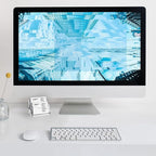 Meschett 3 Pack Clear Acrylic Business Card Holder,2 Tier Premium Acrylic Clear Business Card Holder Stand for Desk Fits 100 Business Cards