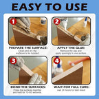 CYAFIXED Professional Grade Cyanoacrylate Super Glue, Ultra Thick Viscosity CA Glue for Woodworking, 2 oz. (56.8 Grams) - Instant Adhesive for Woodworking, Gap Filling, Heavy Duty Wood Bonding