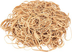 BILINNY Rubber Bands Size 33, Bulk Pack of 5lb (3,000) Tan Rubber Bands, 3.5"x1/8", Made In USA