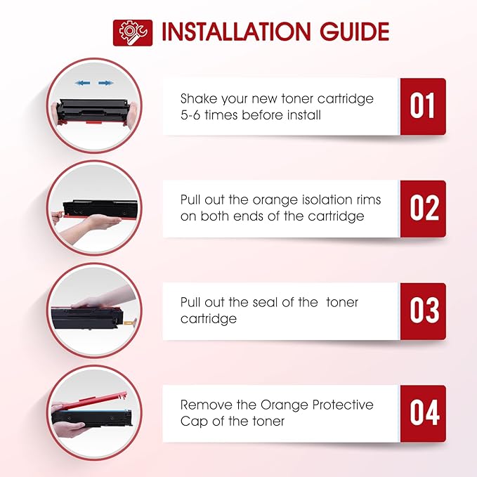 067 Toner Cartridge Set 067H MF654Cdw MF656Cdw Compatible Replacement for Canon Color ImageCLASS LBP632Cdw MF654Cdw MF653Cdw LBP633Cdw Printer 4 Pack High Yield Ink (Black Cyan Yellow Magenta)