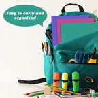 Two Pocket Folders, RAZCC 50 Pack 2 Pocket Folders Fit Letter Size Paper, Paper Folders with Pockets for School Office Business Home (Assorted 5 Colors)
