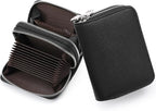 GOIACII Small Genuine Leather Wallet for Women, RFID Blocking Credit Card Holder Wallet