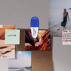 50 Magnetic Memo Holders Set - Customizable Text, Logo - Large Clip, Plastic - White Blue
