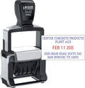 Mark 2000 5440 Professional Self Inking Date Stamp with Custom Text - Up to 4 Lines of Text