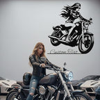 Custom Motorcycle Metal Sign Personalized Biker Name Sign Motorcycle Wall Art Motorbike Signs Garage Decor Gift for Bikers Motorcycle Lover Gifts