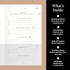 Intelligent Change The Five Minute Journal - Original Daily Gratitude Journal 2025 for Happiness, Mindfulness & Reflection - Daily Affirmations - Undated Planner Gifts for Women & Men