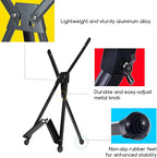 MEEDEN 10 Pcs Artist Tabletop Display Easel, Aluminum Tripod Easel for Painting, Collapsible Folding Frame Easel, Portable Lightweight Table Top Easel Stand, Hold Canvas Up to 24" x 30"