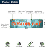 Custom Sign, Custom Street Sign, 11 Font Colors, 13 Font Styles, 4 Hole Options, 22 Sizes, 12x48 Inches, Rust Free DiBound, Fade Resistant, Made in USA by My Sign Center (Graffiti)