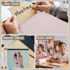Fuutreo 8 Pcs 8.5'' x 11'' Colored Legal Pad Writing Pads Narrow Ruled 50 Sheets Per Notepad Perforated Writing Notepad Office Supplies for College Office Business (Pastel Color)