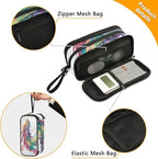 BOENLE Watercolor Dragon Pencil Case Box Boys Girls Large Pencil Pouch with Zipper Compartments Big Capacity Stationery Pen Bag Organizer for Kids Teens Adults School Office