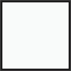 U Brands Magnetic Dry Erase Board White Board, 36" x 36" Inches, Black Wood Frame (2892U00-01)
