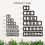 Personalized Horizontal House Numbers for Outside, house numbers for outside modern ，Personalized Address Numbers, Custom House Numbers, Personalized Outdoor Metal Address Sign