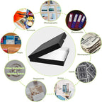 Lineco Folio Storage Box, Clamshell Design with Metal Edge. 11.5x17.5x1.75 Inches, Archival Boxboard, Preserve Photos, Cards, Magazines, Documents, Art, Ephemera, Family Records, Black, Pack of 2