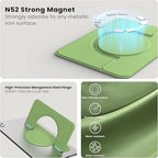 Nillkin Adhesive Tablet Stand, 0.14 inch Invisible Slim iPad Holder, Stepless Adjustable Stand, Built-in Back Magnets, Compatible with Tablets Up to 10.4-13.2 inch, Green
