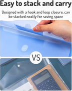 Forvencer Binder Pocket, 36 Pack Super Heavyweight Poly Binder Pocket with Tight Closure, Binder Folders Side Loading, 3 Ring Binder Pocket, Binder Dividers with Pockets, Letter Size, Assorted Colors