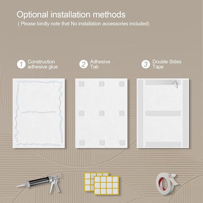 UMIACOUSTICS 8 Pcs 0.7Inch Thick Art Acoustic Panels, Total 47.2” x 31.5” Decorative Sound Absorbing Art Panels, Acoustical Wall Panels for Home, Office, Hotel, Dark Night Blue