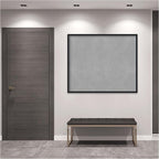 Amanti Art Black Framed Magnetic Board 42x50 Oversize Vision Board for use with Magnets, 100% Metal Sheet to Display Items as Office Decor or for Home Organization in mudroom, Kitchen or Kids Room