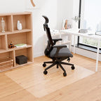 100pointONE Office Chair Mat for Hardwood Floors, Easy Glide Office Mats for Rolling Chairs, Clear Rolling Chair Mat for Hardwood 46" x 72"