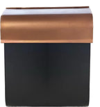 NACH Mailboxes for Outside Wall Mount, 12 x 4.5 x 10 inch, Black Mailbox for Door, Waterproof Mailbox Wall Mount - The Dominion Mailbox