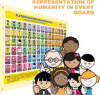 Outdoor Rated Plastic School Playground Communication Board - Weather-Proof Inclusive Communication Aid for Autism & Inclusive Play
