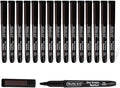 Shuttle Art Dry Erase Markers, 15 Pack Black Magnetic Whiteboard Markers with Erase,Fine Point Dry Erase Markers Perfect For Writing on Whiteboards, Dry-Erase Boards,Mirrors for School Office