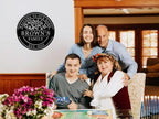 Welcome to Our Home Metal Sign, Personalized Family Name Tree of Life Sign, Custom Tree of Life Name Sign, Custom Welcome Door Sign, Metal Welcome Signs, Door Hanger, Housewarming Gift