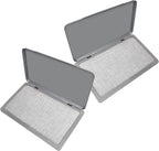 2 Pack Metal Case Stamp Pad Large Size, Dry - Size: 3" x 6" - Choose from 15 Ink Colors