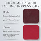 Gallery Leather Desk Address Book - 9" x 7" - Acadia Wild Rose