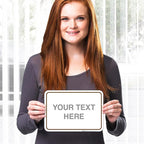 Custom Sign, Personalized Metal Signs, Customize for Office, Business, Workplace, Home, Airbnb, Delivery Brown Signs, 10x7 Inches, 4 Mil Vinyl Decal Stickers Weather Resistant, Made in USA Sigo Signs