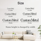 Custom Metal Words Custom Nursery Name Script Metal Sign Baby Name Sign Personalized Metal Wall Decor Custom Wall Decorations Metal Indoor or Outdoor Text Custom Wall Sign Personalized Metal Wall Art