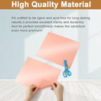 Silunkia 120 Sheets Candy Pink Shimmer Cardstock 8.5 x 11 Metallic Paper, 92lb Heavyweight Craft Paper Card Stock for DIY Cards Making, Birthday Decorations, Invitations, Thank You Cards