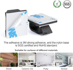 XHF 3/4” Adhesive Cable Wire Clips Black120pcs, Cable Staples Outdoor Cable Management Wire Organizer Cord Holder for Under Desk, Car, Wall, TV PC Ethernet Cable