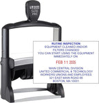 Mark 2000 54110 Professional Self Inking Date Stamp with Custom Text - Up to 12 Lines of Text