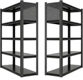 PLMFJQK 2 Sets Storage Shelves with Pegboard,59" W 24" D Heavy Duty Garage Shelving Units and Storage,Metal Shelving Adjustable Shelves,Garage Storage Rack,Industrial Utility Shelf Organization