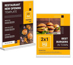 Enayplon Acrylic Sign Holder 8.5 x 11, Double Sided Sign Holder Stand, Plastic 12 Pack Table Paper Stand, Vertical Menu Flyer Stand, T Shape Table Flyer Holder