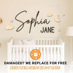 Personalized Name Sign for Nursery - Custom Wooden Name Signs for Kids Room, Personalized Nursery Name Sign - Perfect Kids Room Decor, Wall Name Decoration & Wedding signs, Family Name Signs